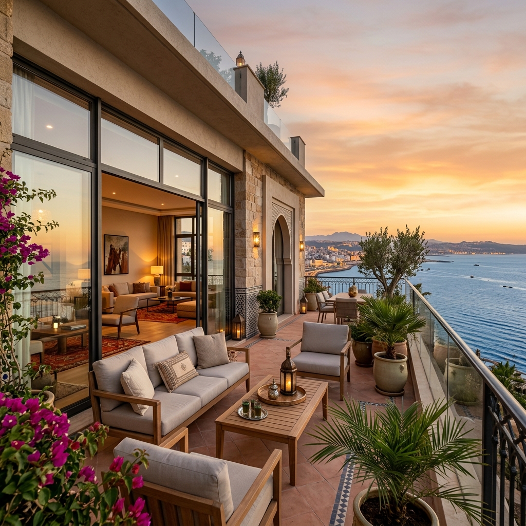 Premium Sea-View Apartment in Tangier
